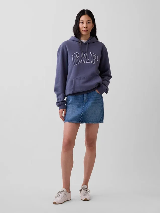 Sweat à capuche Vintagesoft Arch Logo pour adulte