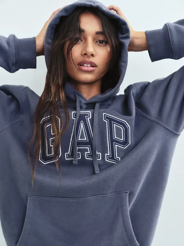 Sweat à capuche Vintagesoft Arch Logo pour adulte
