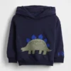 Sweat à capuche Vintagesoft avec poche « Dino » pour Bébé & Enfant