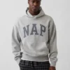 Sweat à capuche Vintagesoft Nap Logo pour adulte