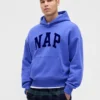 Sweat à capuche Vintagesoft Nap Logo pour adulte