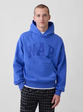 Sweat à capuche Vintagesoft Nap Logo pour adulte