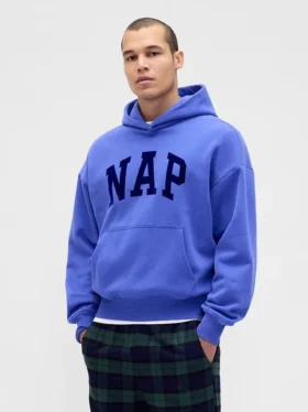 Sweat à capuche Vintagesoft Nap Logo pour adulte