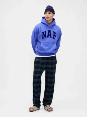 Sweat à capuche Vintagesoft Nap Logo pour adulte