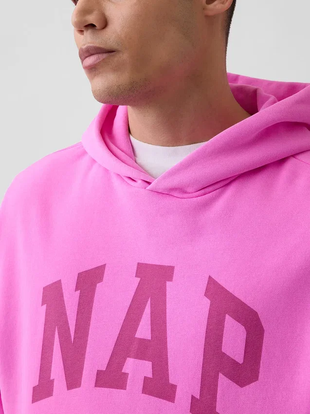 Sweat à capuche Vintagesoft Nap Logo pour adulte