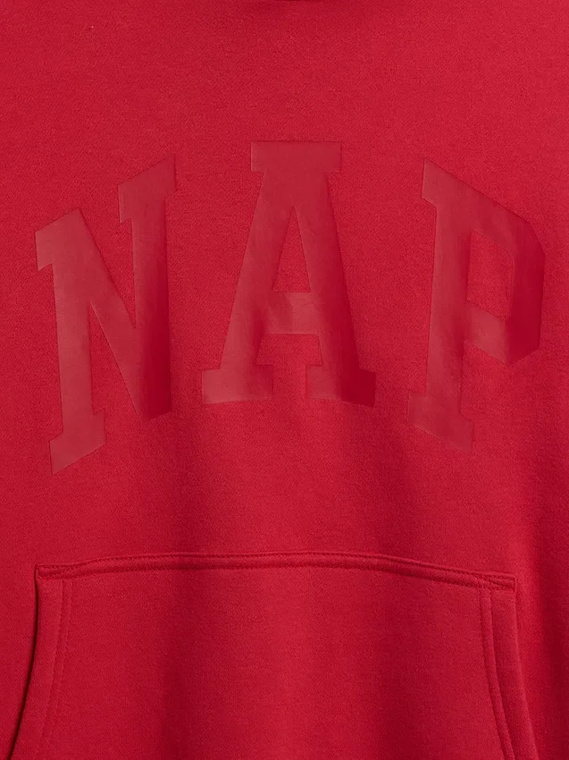 Sweat à capuche Vintagesoft Nap Logo pour adulte
