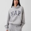 Sweat à capuche Vintagesoft Nap Logo pour adulte