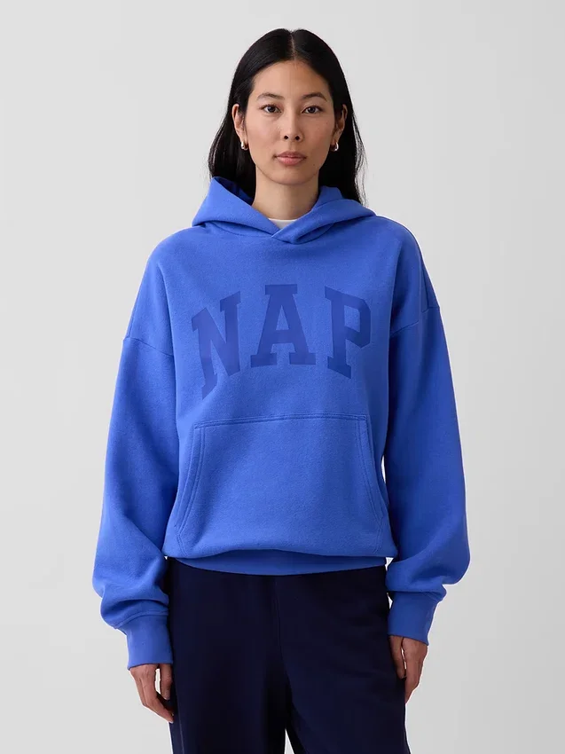 Sweat à capuche Vintagesoft Nap Logo pour adulte