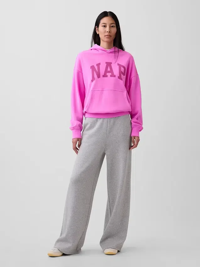 Sweat à capuche Vintagesoft Nap Logo pour adulte
