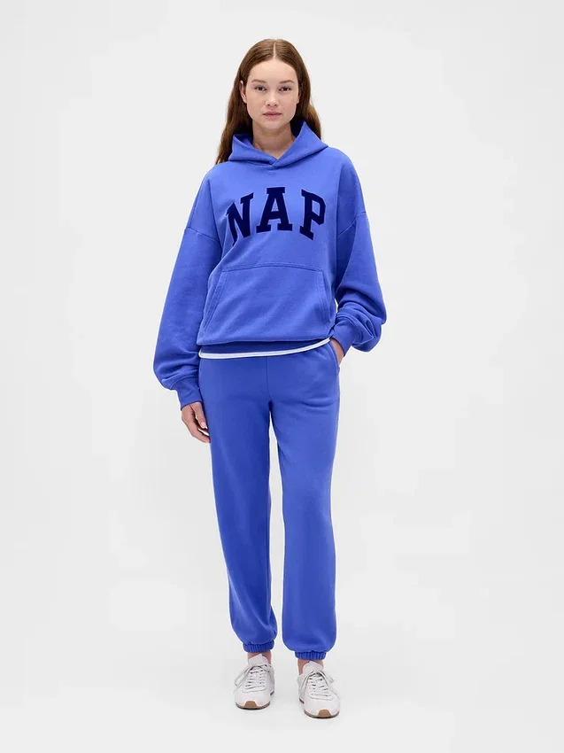 Sweat à capuche Vintagesoft Nap Logo pour adulte