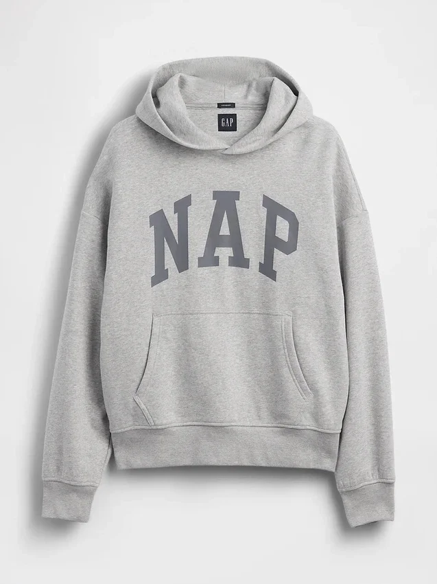 Sweat à capuche Vintagesoft Nap Logo pour adulte