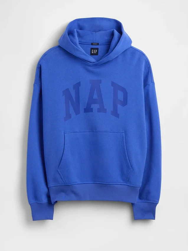 Sweat à capuche Vintagesoft Nap Logo pour adulte