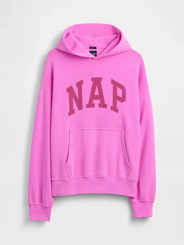 Sweat à capuche Vintagesoft Nap Logo pour adulte