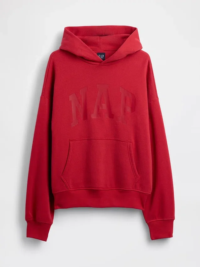 Sweat à capuche Vintagesoft Nap Logo pour adulte