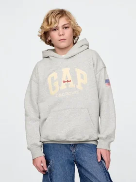 Sweat à capuche Vintagesoft NYC Times Square pour enfants