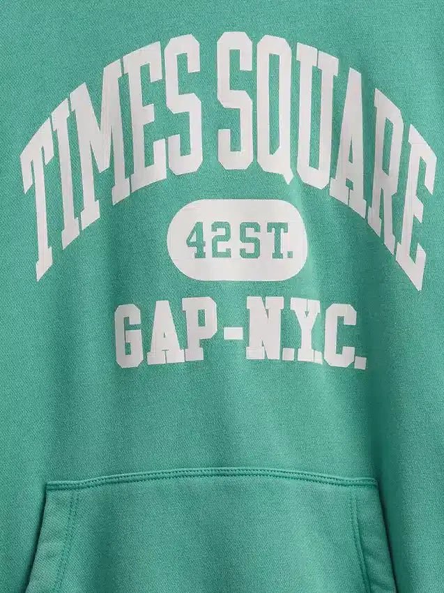 Sweat à capuche Vintagesoft NYC Times Square pour enfants