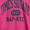 Sweat à capuche Vintagesoft NYC Times Square pour enfants
