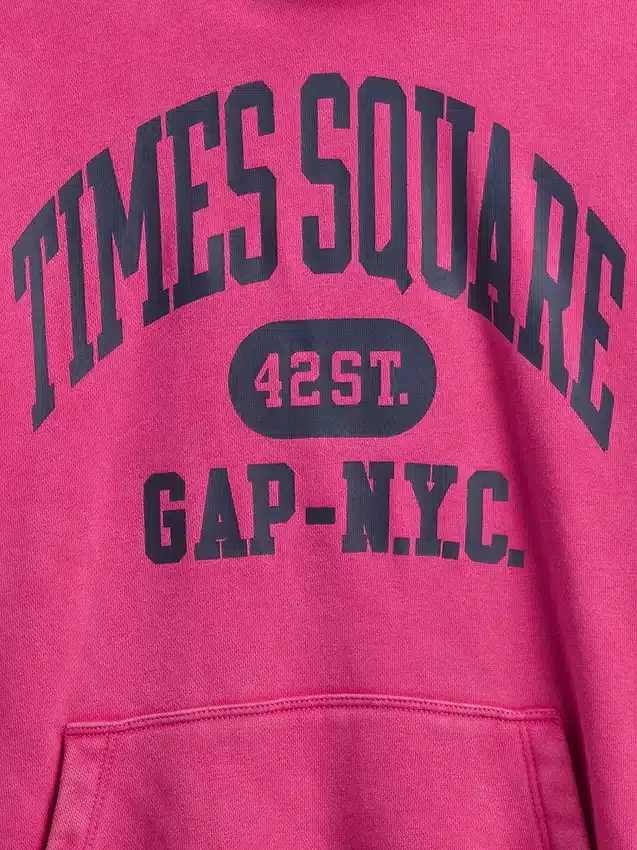 Sweat à capuche Vintagesoft NYC Times Square pour enfants