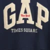 Sweat à capuche Vintagesoft NYC Times Square pour enfants