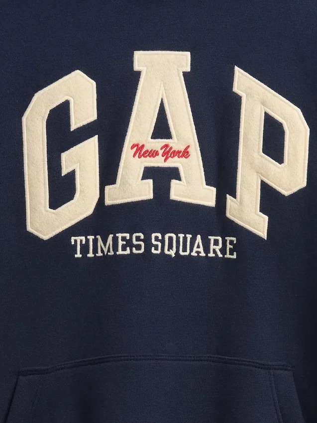 Sweat à capuche Vintagesoft NYC Times Square pour enfants