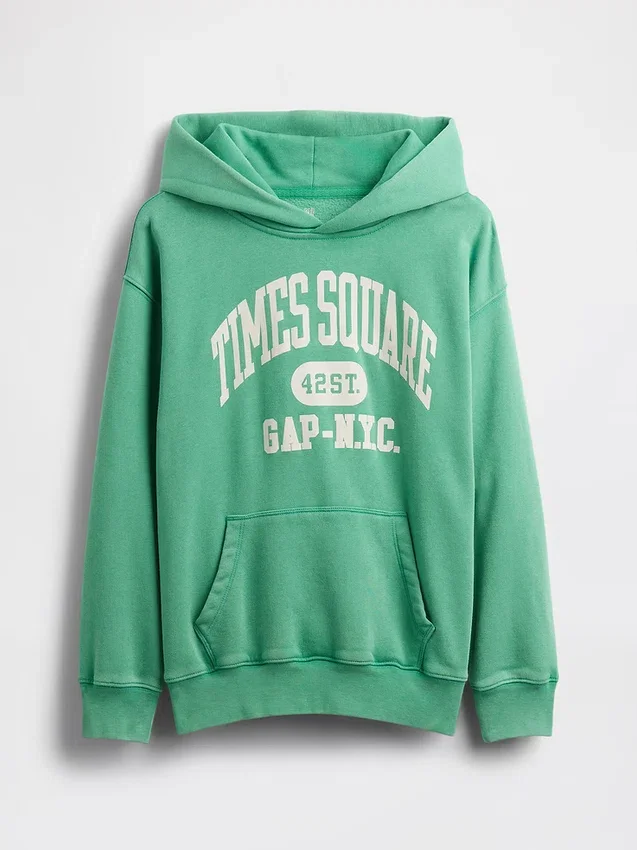 Sweat à capuche Vintagesoft NYC Times Square pour enfants