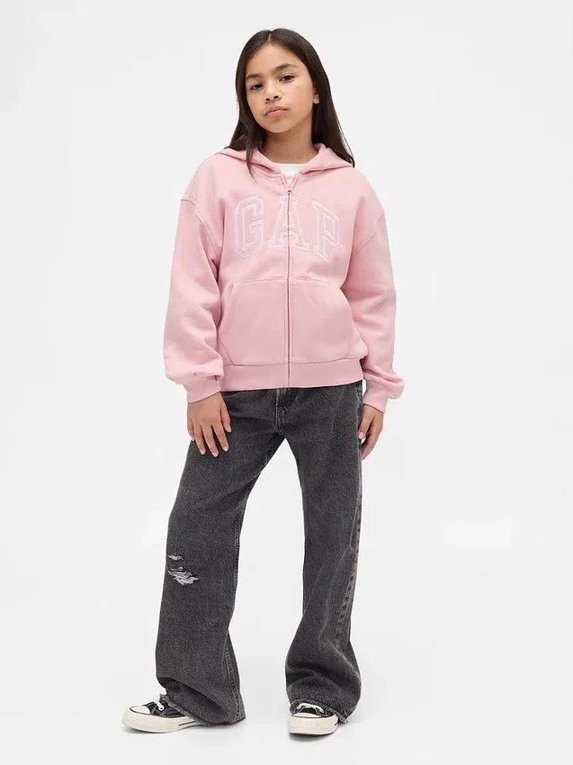 Sweat à capuche Vintagesoft pour enfant avec Arch Logo de GAP