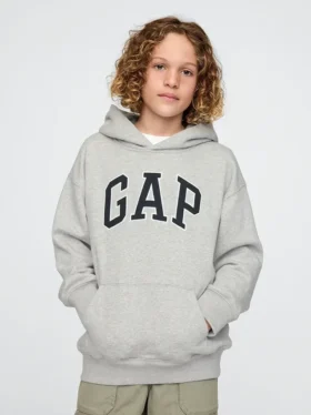 Sweat à capuche Vintagesoft pour enfants avec logo