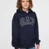 Sweat à capuche Vintagesoft pour enfants avec logo