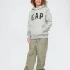 Sweat à capuche Vintagesoft pour enfants avec logo