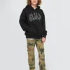 Sweat à capuche Vintagesoft pour enfants avec logo