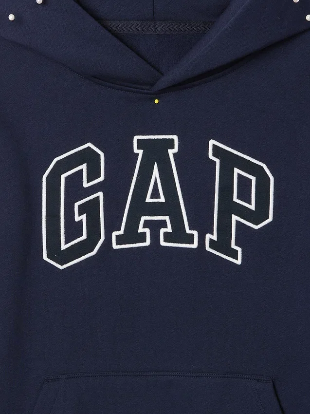 Sweat à capuche Vintagesoft pour enfants avec logo