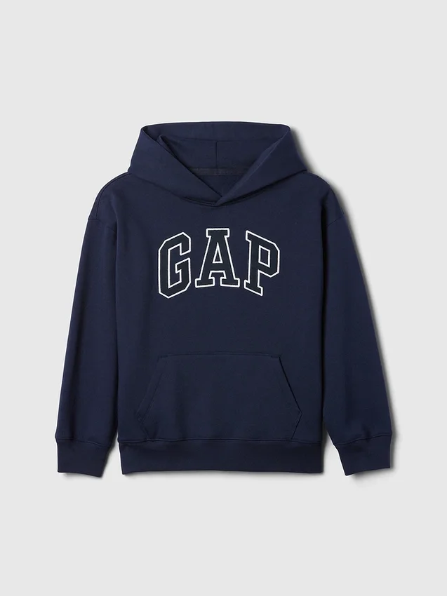 Sweat à capuche Vintagesoft pour enfants avec logo
