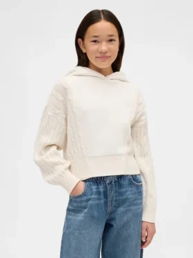 Sweat à capuche Vintagesoft pour enfants en mélange de matières