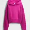 Sweat à capuche Vintagesoft pour enfants en mélange de matières