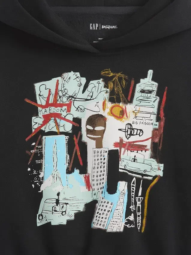 Sweat à capuche Vintagesoft pour tout-petits Jean-Michel Basquiat