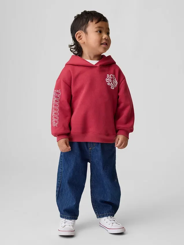 Sweat à capuche Vintagesoft pour tout-petits Keith Haring