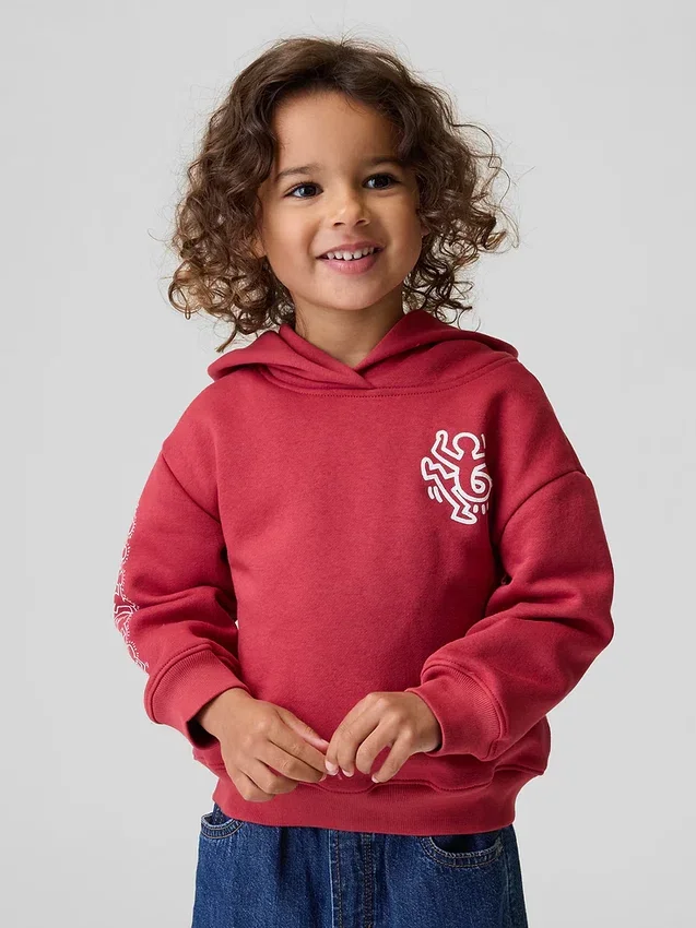 Sweat à capuche Vintagesoft pour tout-petits Keith Haring