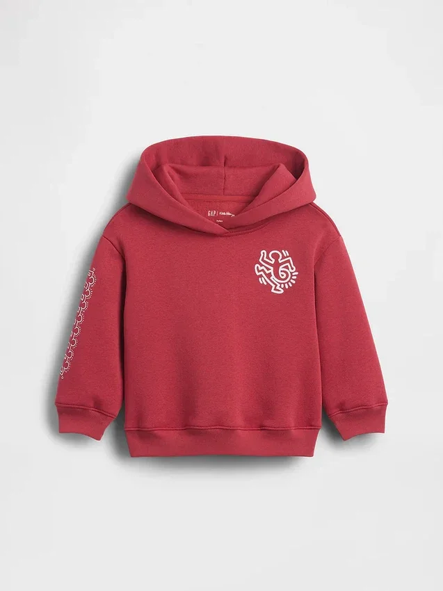 Sweat à capuche Vintagesoft pour tout-petits Keith Haring