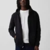 Sweat à capuche zippé ample Vintagesoft pour adulte