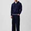 Sweat à capuche zippé ample Vintagesoft pour adulte