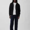 Sweat à capuche zippé ample Vintagesoft pour adulte