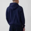 Sweat à capuche zippé ample Vintagesoft pour adulte