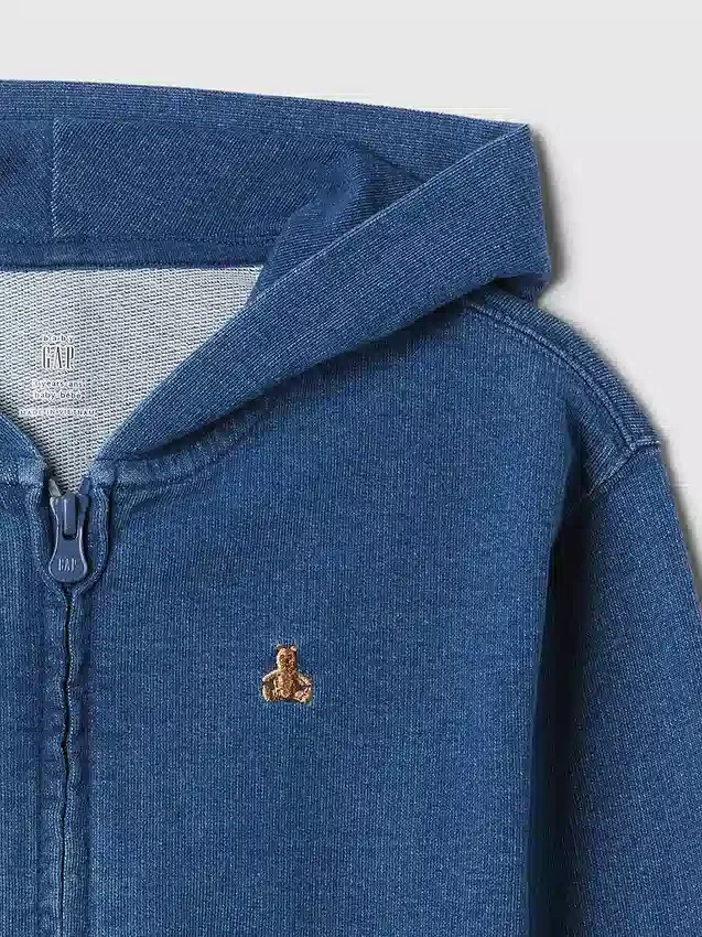 Sweat à capuche zippé ample Vintagesoft pour Bébé & Enfant