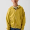 Sweat à capuche zippé ample Vintagesoft pour enfant