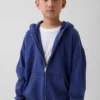 Sweat à capuche zippé ample Vintagesoft pour enfant