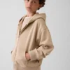 Sweat à capuche zippé ample Vintagesoft pour enfant