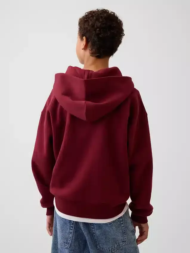 Sweat à capuche zippé ample Vintagesoft pour enfant