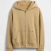 Sweat à capuche zippé ample Vintagesoft pour enfant