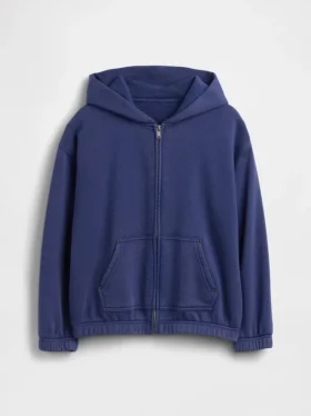 Sweat à capuche zippé ample Vintagesoft pour enfant