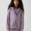 Sweat à capuche zippé ample Vintagesoft pour enfant